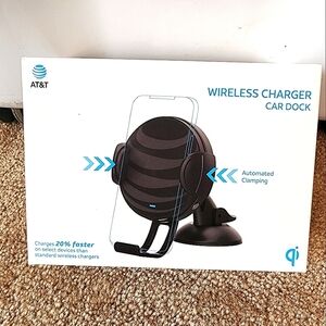 EUC AT&T  Fast Charge Wireless Charging Car Dock